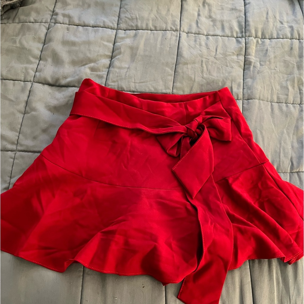Red skort, size small!